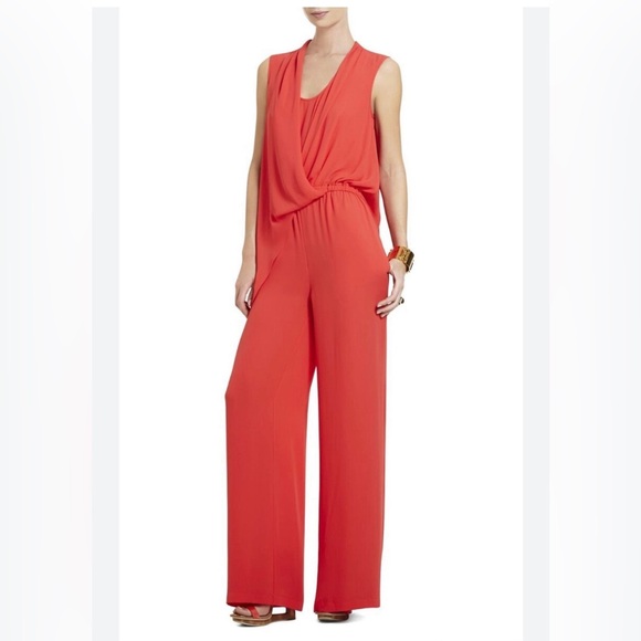 BCBG POPPY COLOR JUMPSUIT SIZE S - Picture 7 of 7